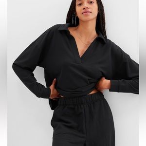 NWT, Never Worn. Gap - Cloud Light Polo Sweatshirt